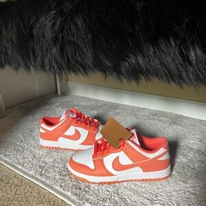 Nike Dunks Orange/Peach and White🤍🍊